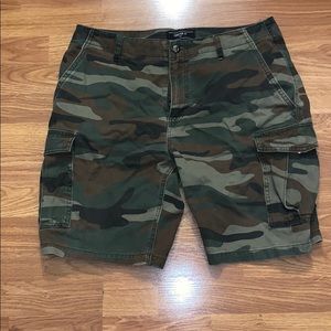 Camo cargo shorts